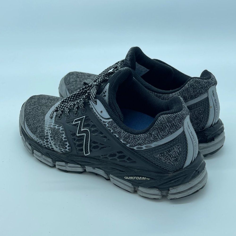 361 Degrees Santiago Mens Running Sneakers Shoes Black Grey Size 9 - Picture 3 of 4